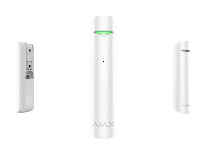 Бездротовий сповіщувач розбиття скла Ajax GlassProtect білий (5288 / 5288.05.WH1) - фото 4