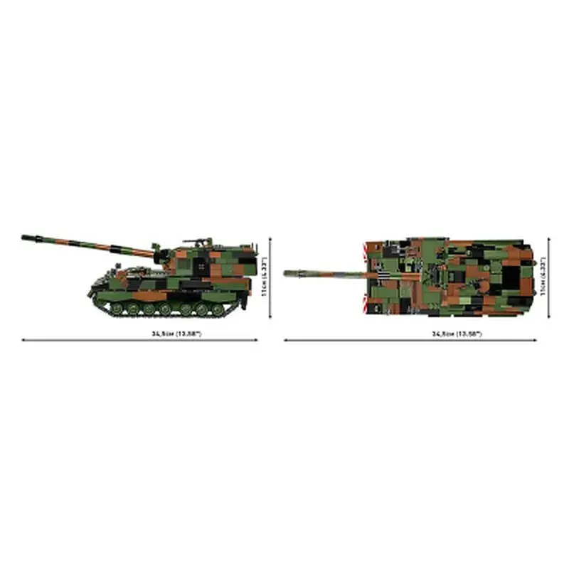 Конструктор Cobi САУ PzH 2000, 1006 деталей (COBI-2628) - фото 6