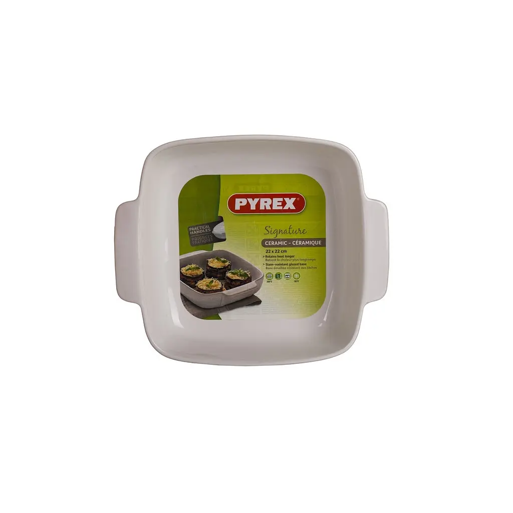 Форма для випікання Pyrex Signature квадратна 22 х 22 см Сіра (SG22SR4/7646) - фото 2