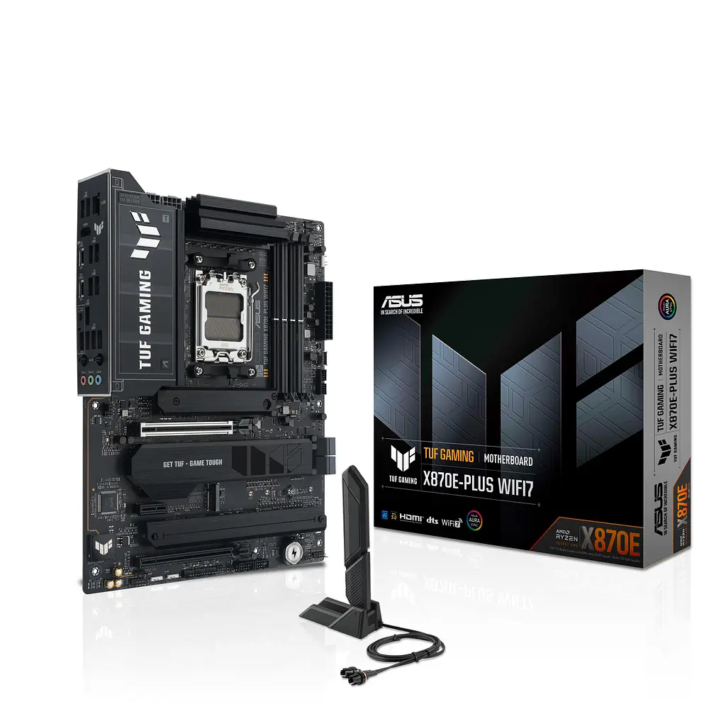 Материнская плата TUF GAMING X870E-PLUS WIFI7 sAM5 X870E 4xDDR5 M.2 HDMI Wi-Fi BT ATX Asus teh0019011 - фото 4