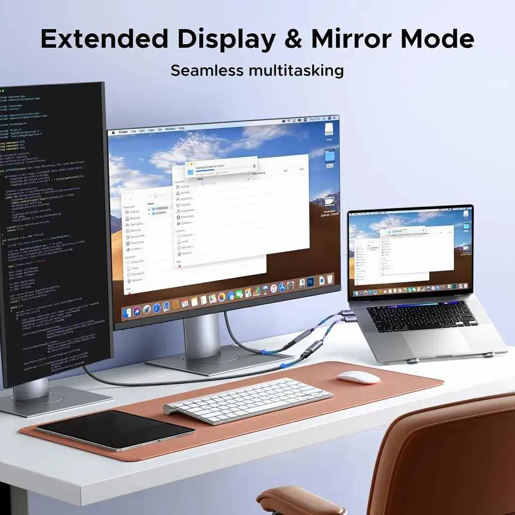 Кабель мультимедійний DisplayPort M to HDMI M 4K60Hz 18Gbps HDR10 3D Ugreen (95418) - фото 7