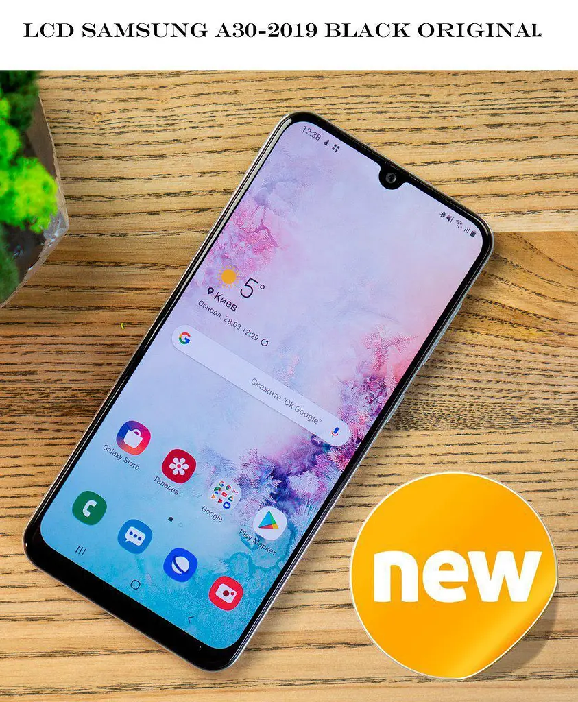 Дисплейный модуль Samsung A305F A30-2019 LCD + touch черный OLED - фото 2