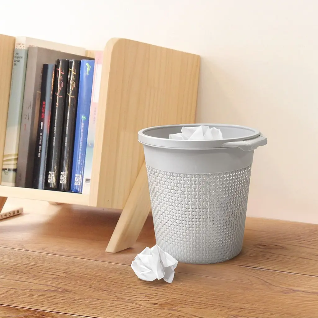 Кошик для сміття MBM My Home 9 л сірий (BIN-09 9L GRAY) - фото 7