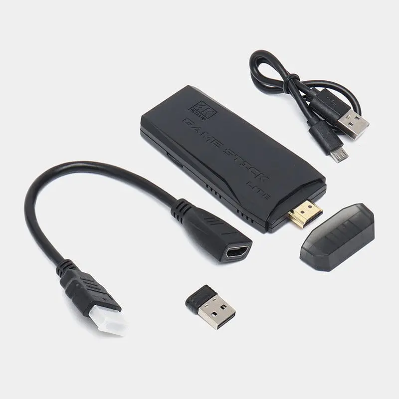 Ігрова консоль Data Frog M8 H133 Game Stick Lite 64GB ТВ приставка геймстик + 20000 відеоігор - фото 3