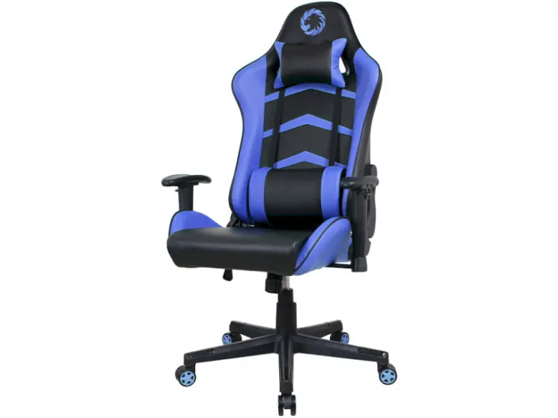 Комп'ютерне крісло Gamemax GCR09 Blue - фото 2