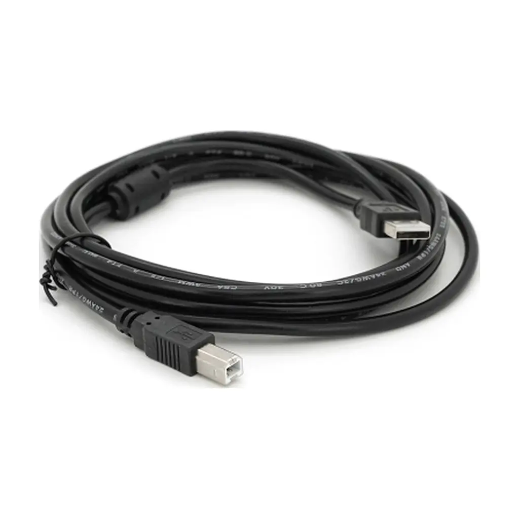 Кабель для принтера USB 2.0 AM/BM 3.0m ferrite black Voltronic (YT-AM/BM-3.0B)
