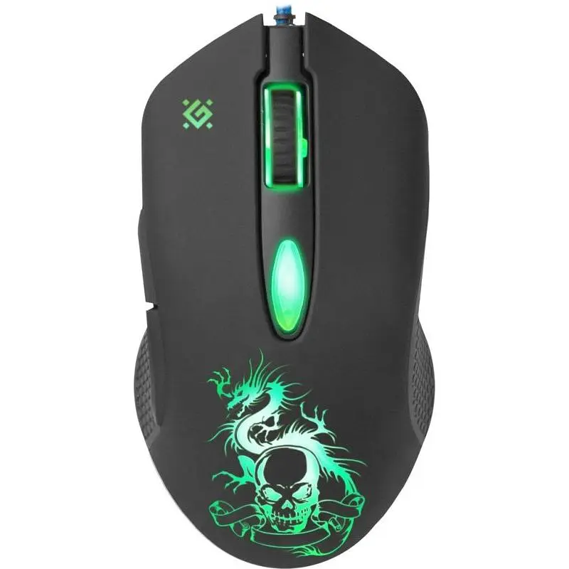 Миша Defender Sky Dragon з ігровою поверхнею GM-090L USB Black (52090) - фото 2