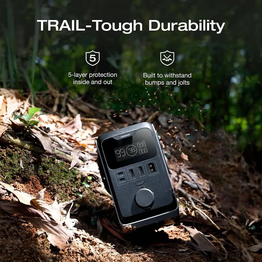 Зарядная станция EcoFlow TRAIL 300 DC / 140 Вт / 288 Вт/ч / LiFePO4 (EF-TRAIL300-N) - фото 10