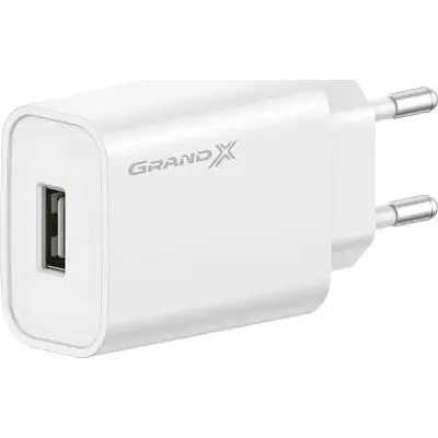 Зарядний пристрій Grand-X (CH-550W) Quick Charge USB QC3.0 White (CH-550W) - фото 2