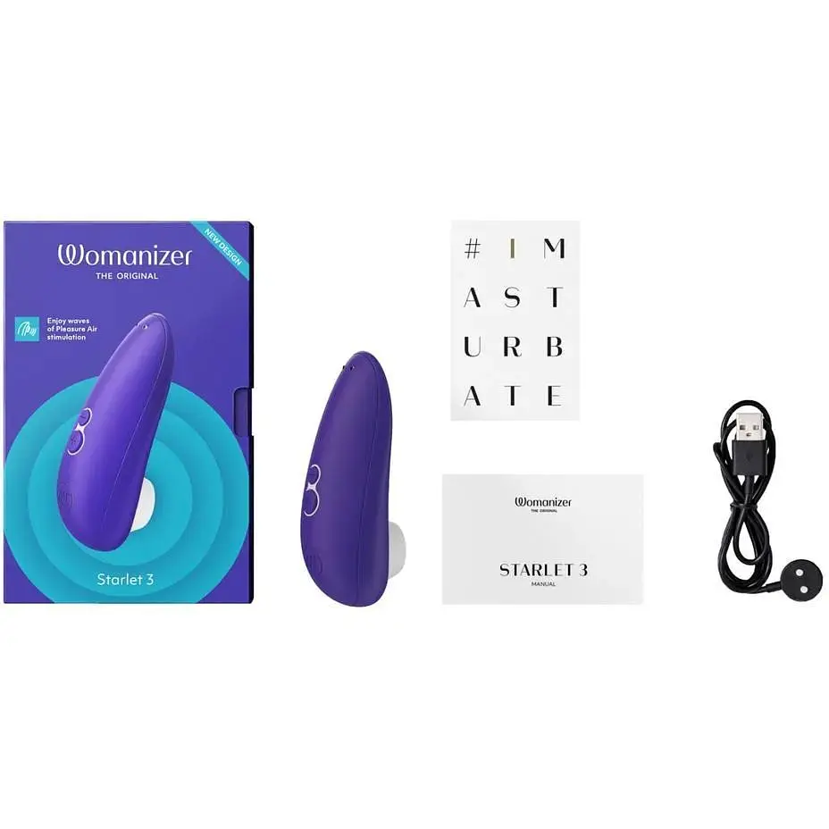 Вакуумный клиторальный стимулятор Womanizer Starlet 3 Indigo - фото 5