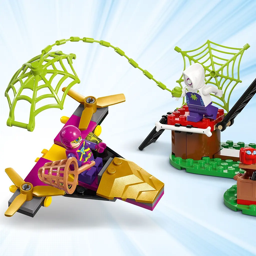 Конструктор LEGO Marvel Битва Паука и раптора Гобби в штаб-доме на дереве, 143 детали (11200) - фото 7