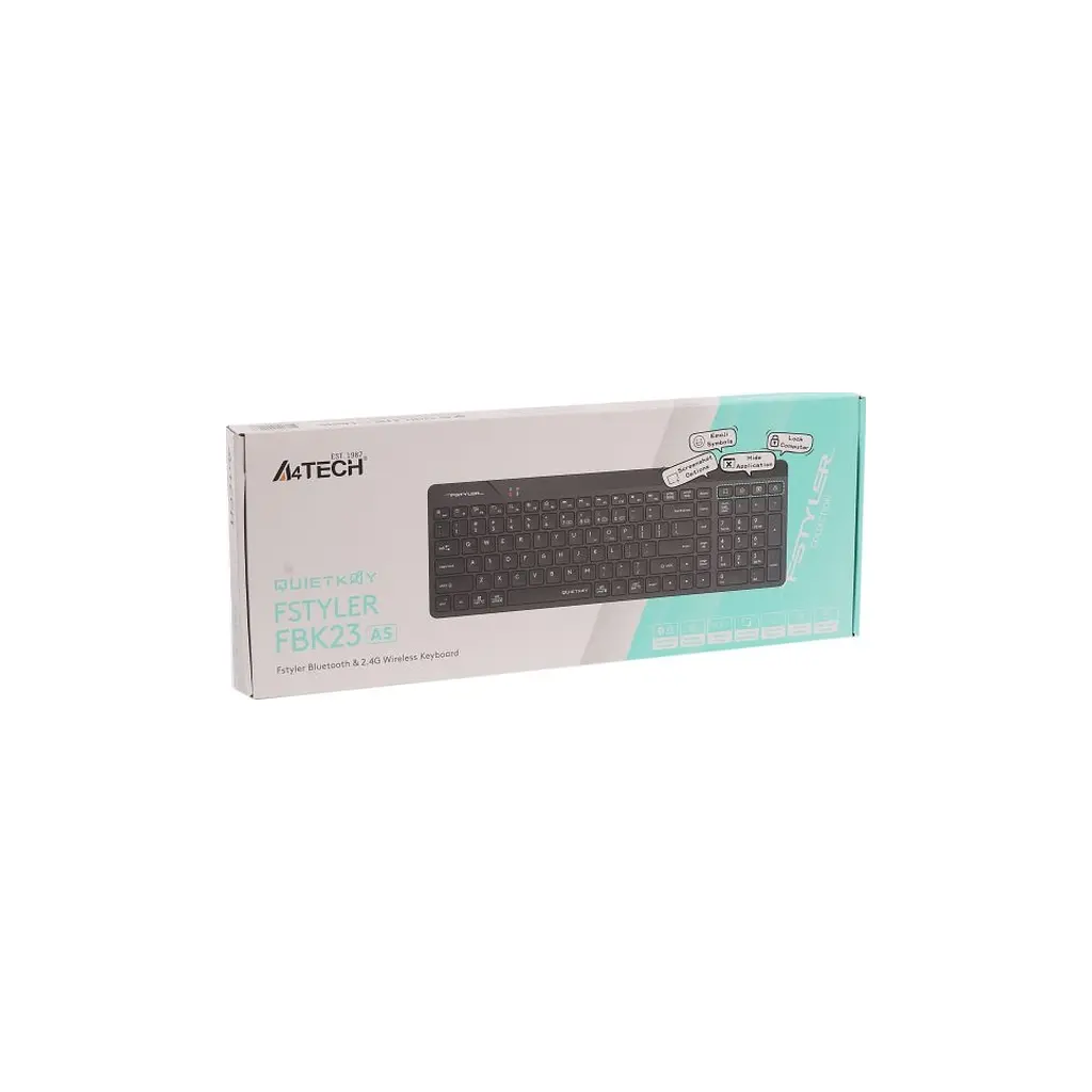 Клавиатура A4Tech FBK23 AS Wireless/Bluetooth Black (4711421001168) - фото 8