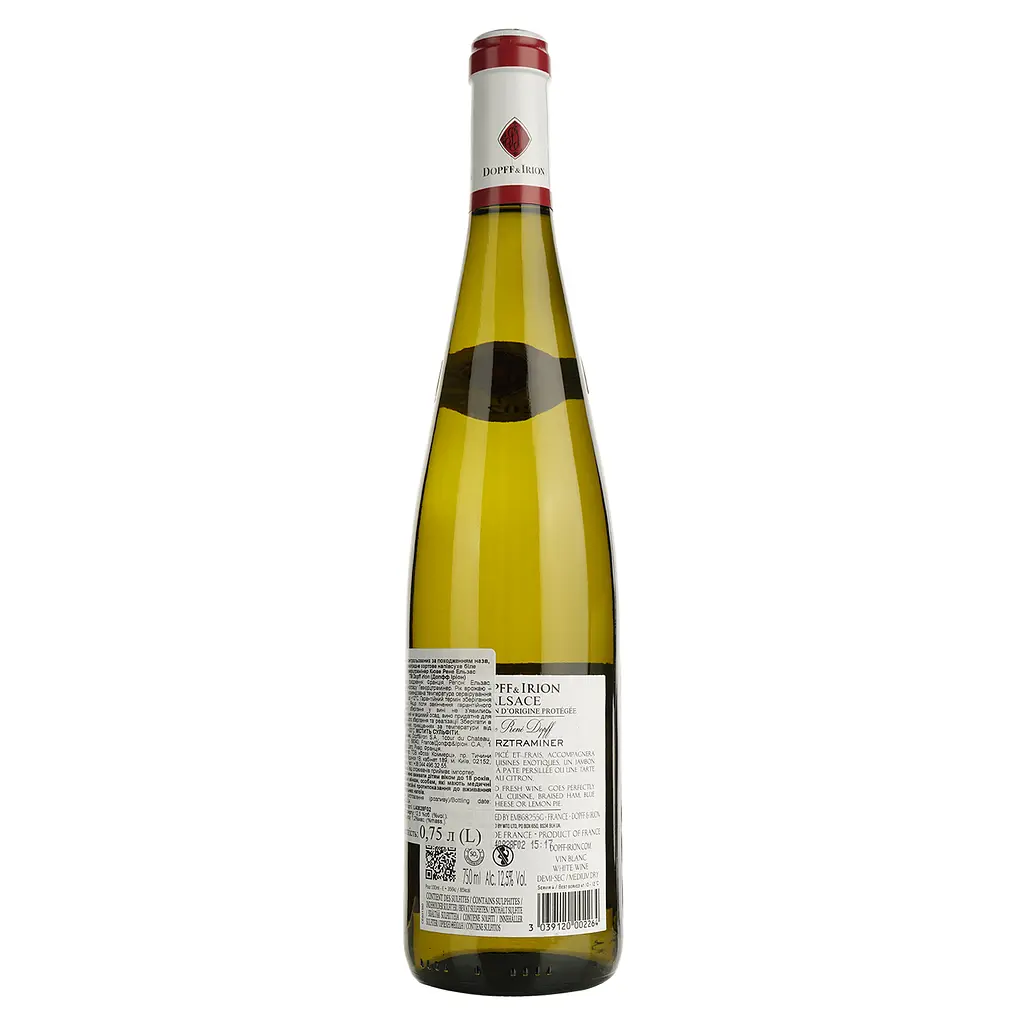Вино Dopff & Irion Gewurztraminer Tradition біле сухе 0.75 л - фото 2