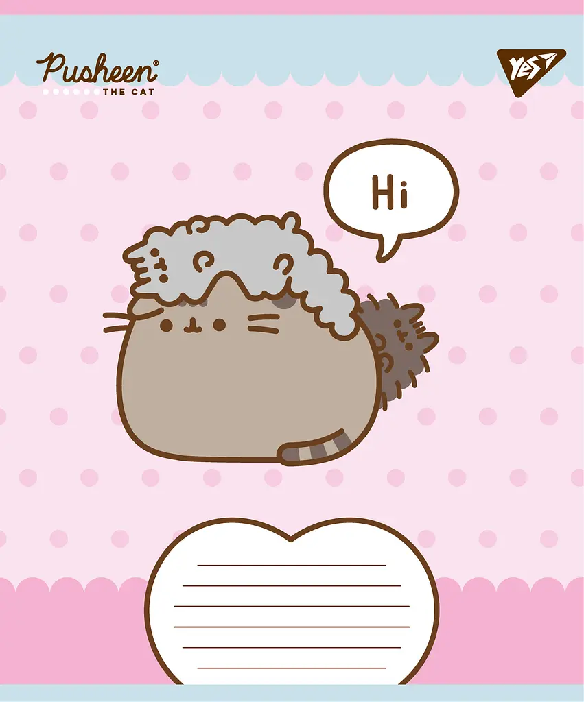 Набір зошитів шкільних YES А5/12 лінія Pusheen Weekend 25 шт (767608) - фото 2