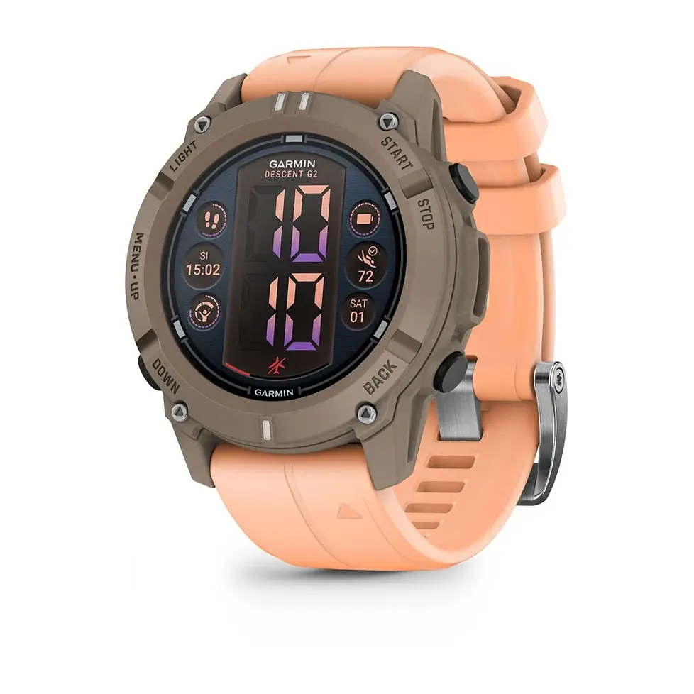 Смарт-годинник Garmin Descent G2 Paloma with Shell Pink Band (010-02986-01) - фото 3