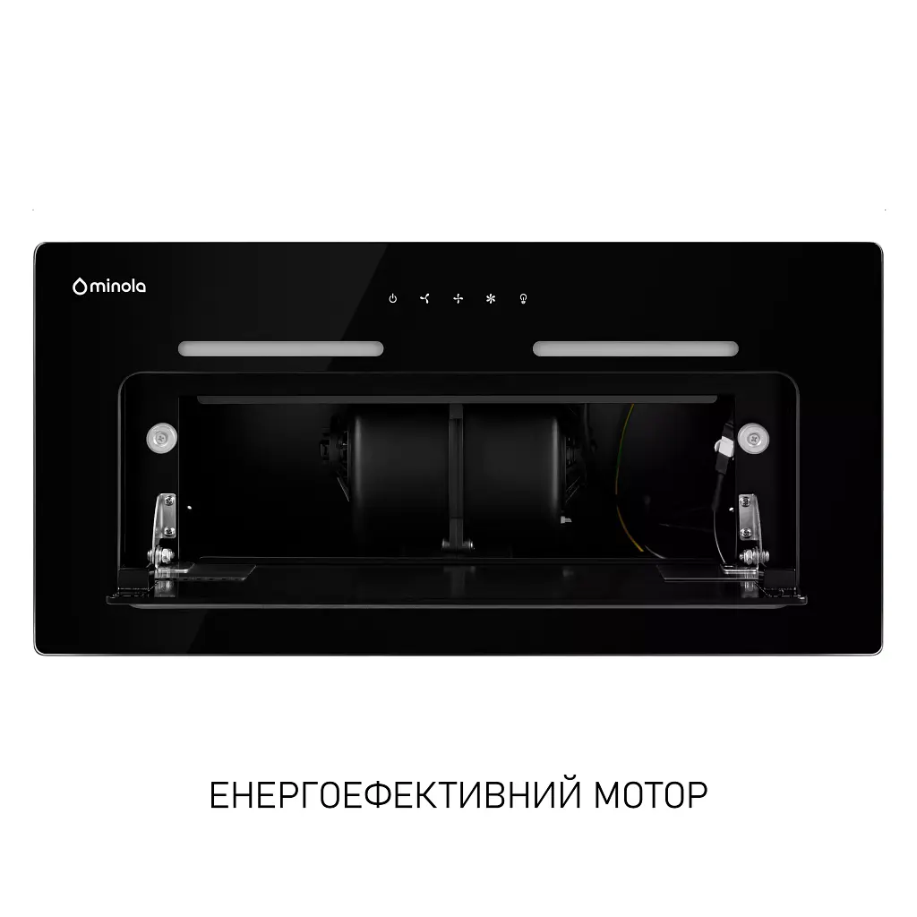 Вытяжка полновстраиваемая Minola HBI 6473 BL GLASS 800 LED Line - фото 4