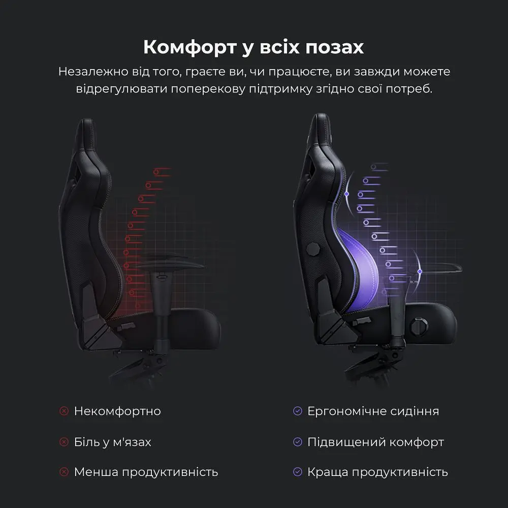Кресло для геймеров Anda Seat Kaiser 4 Size L Brown (AD12YDDC-L-20-K-PV/C) - фото 3