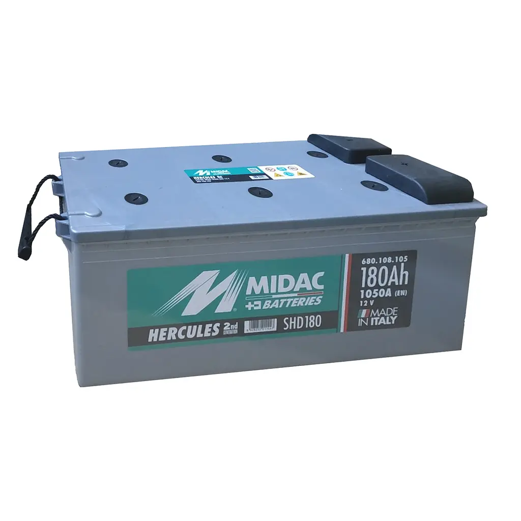 Аккумулятор 6СТ-180A MIDAC HERCULES, 12V, 180Ah (+/-) евро, EN1050A - фото 3