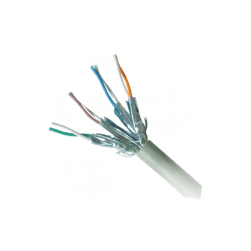 Патч-корд Cablexpert S/FTP Cat 6A CU LSZH 0.25м yellow (PP6A-LSZHCU-Y-0.25M) - фото 2
