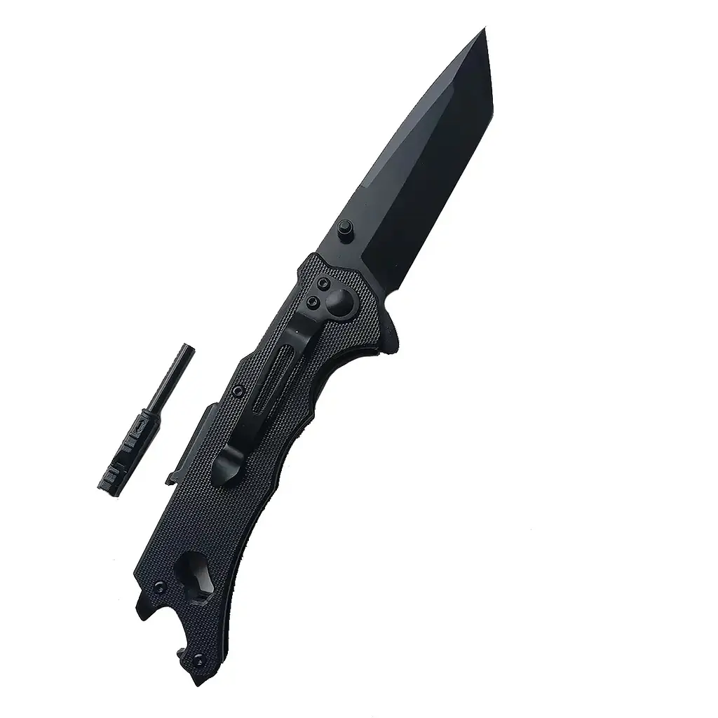 Ніж туристичний Haisser складний з кресалом лезо 88 х 2.5 мм (144348) - фото 2