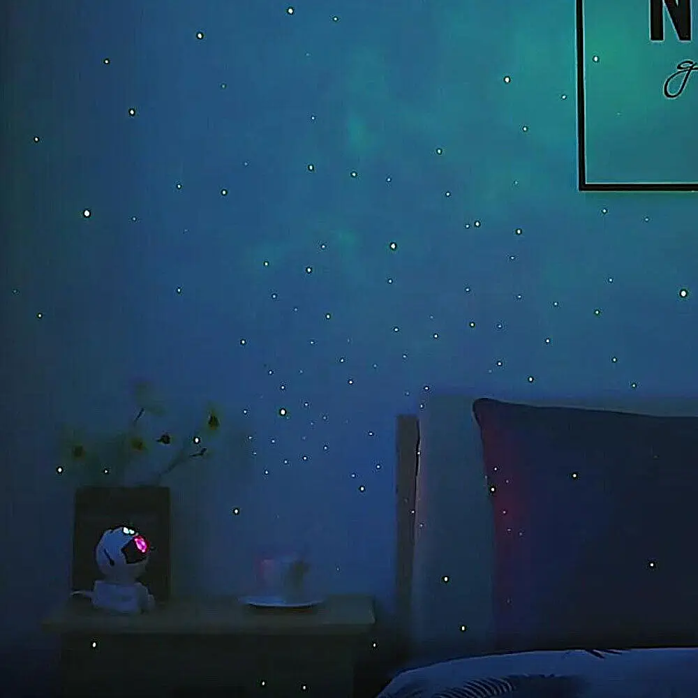 Игрушка-ночник Astronaut Nebula Star Проектор галактики лазерный Астронавт с пультом белый - фото 5