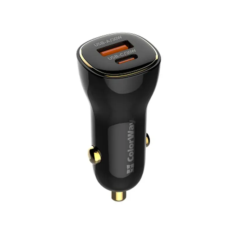 Зарядний пристрій ColorWay PowerDelivery PPS USB (USB-A + USB-C) (60W) Black (CW-CHA046PD-BK) - фото 7
