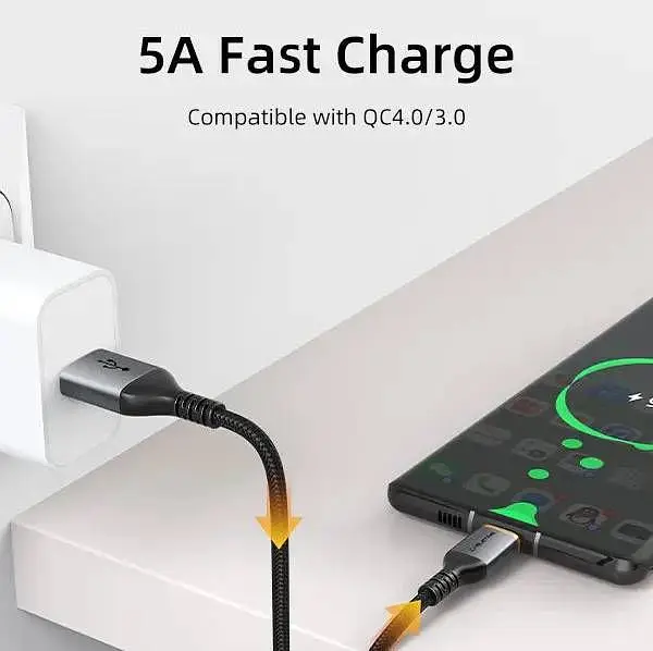 Кабель Cabletime USB Type-C - USB (M/M), 2 м, Black (CA50L) - фото 2