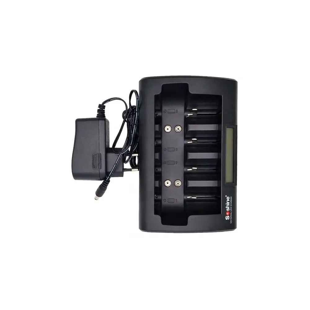 Зарядний пристрій — станція для батарейок Soshine LCD Universal Charger CD-1 - фото 5