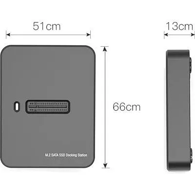 Док-станція для накопичувачів Gembird USB Type-C M.2 SATA NVME SSD (DD-U3M2) - фото 6