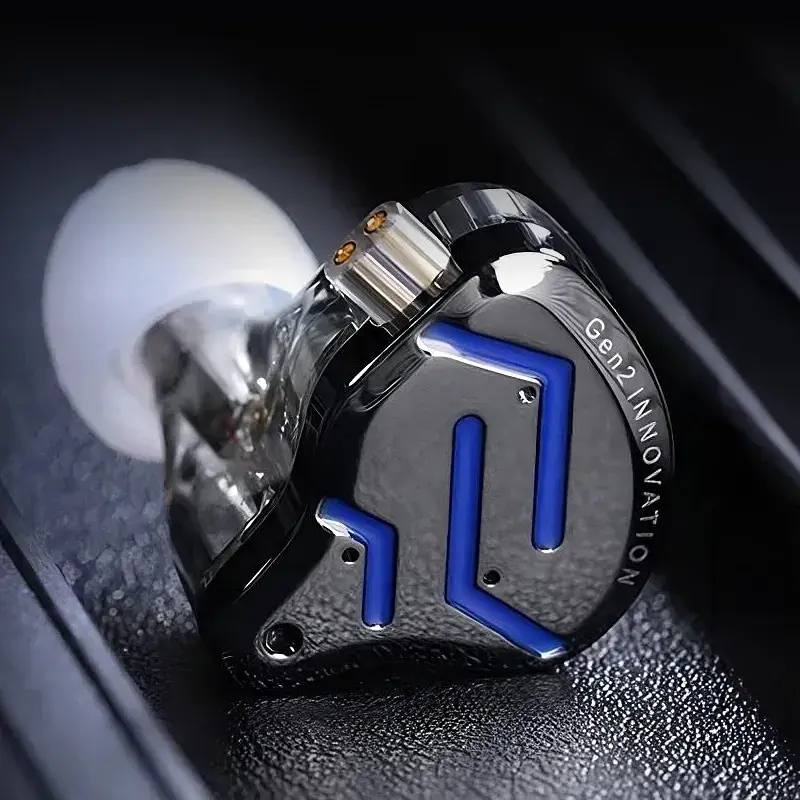 Гибридные наушники KZ ZSN Pro 2 с микрофоном черные - фото 2