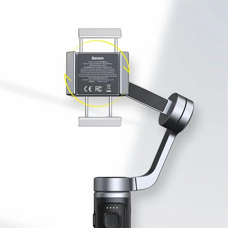 Ручний стабілізатор Baseus Control Smartphone Handheld Folding Gimbal Stabilizer (SUYT-D0G) - фото 9