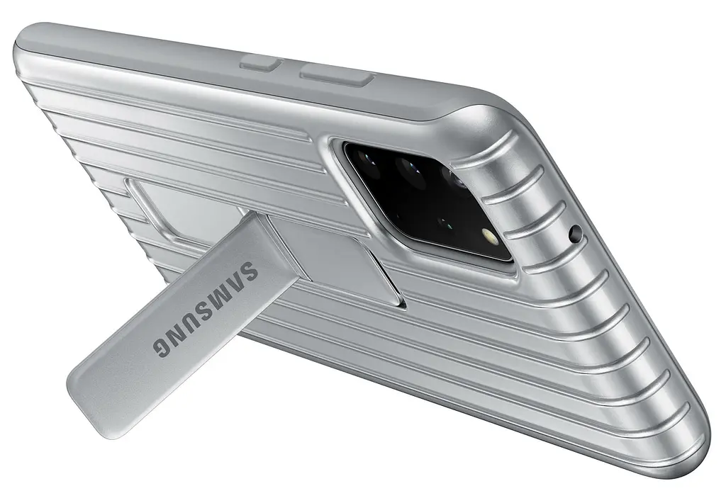 Чохол протиударний Protective Rugged Standing Cover EF-RG985CSEGRU із підставкою для Samsung Galaxy S20 Plus (6.7") Silver - фото 8