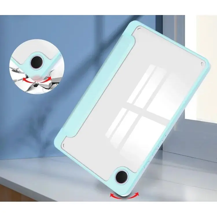 Чехол-книжка BeCover Soft Edge с креплением для стилуса для Samsung Galaxy Tab A9 SM-X115 8.7" Light Blue (710358) - фото 4