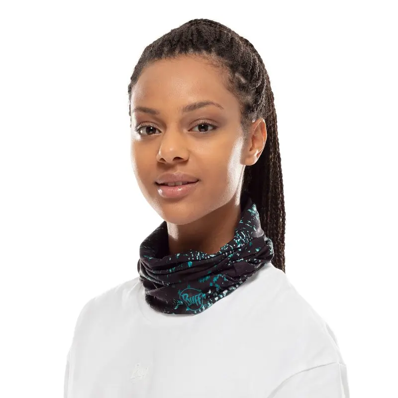 Бафф Buff COOLNET UV+ speckle black Черный-Зеленый - фото 4