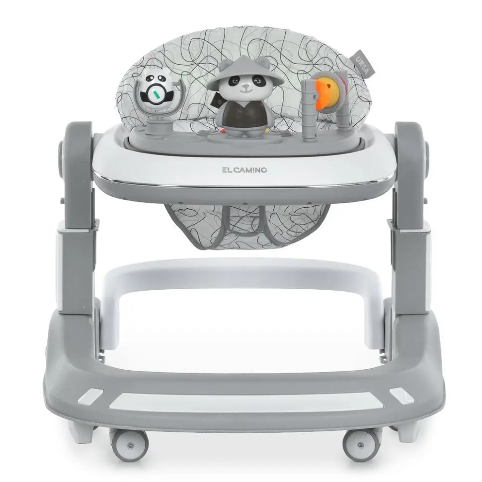 Дитячі Ходунки ME 1200 URSA Gray музика світло - фото 4