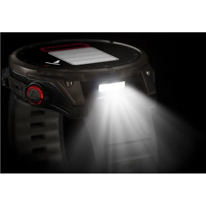 Смарт-годинник Garmin Fenix 8 Pro AMOLED Sapphire 47mm Carbon Gray DLC Titanium with Black/Pebble Gray Silicone Band (010-03198-01) [145042] - фото 8