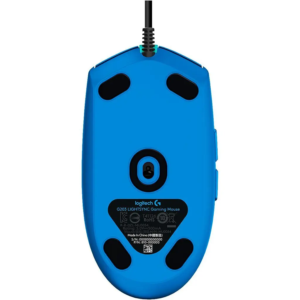 Миша Logitech G203 Lightsync Blue (910-005792) [135198] - фото 6