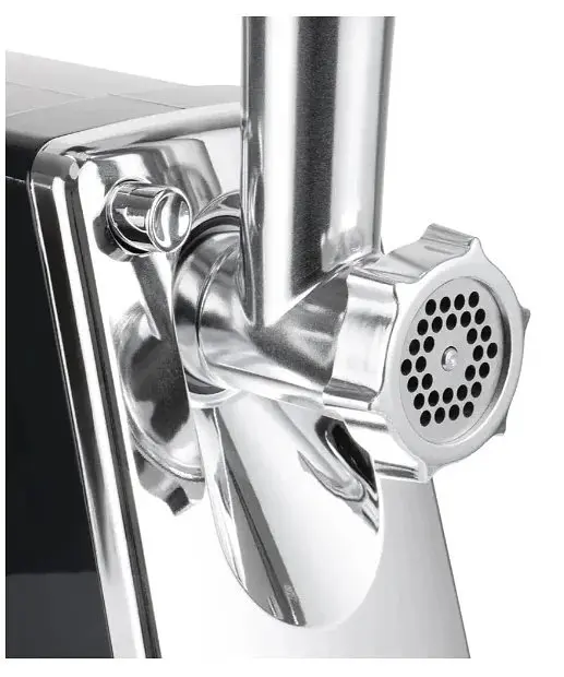 Електрична м’ясорубка Hoffmans HM-280 2000 Вт • Шнекова м’ясорубка з реверсом, 3 решітками та насадкою для ковбас - фото 3