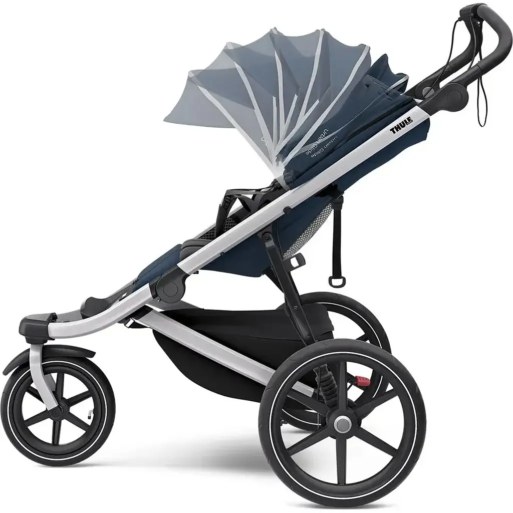 Детская коляска Thule Urban Glide 2 Aluminum/MajolicaBlue [10101961] [107650] - фото 5