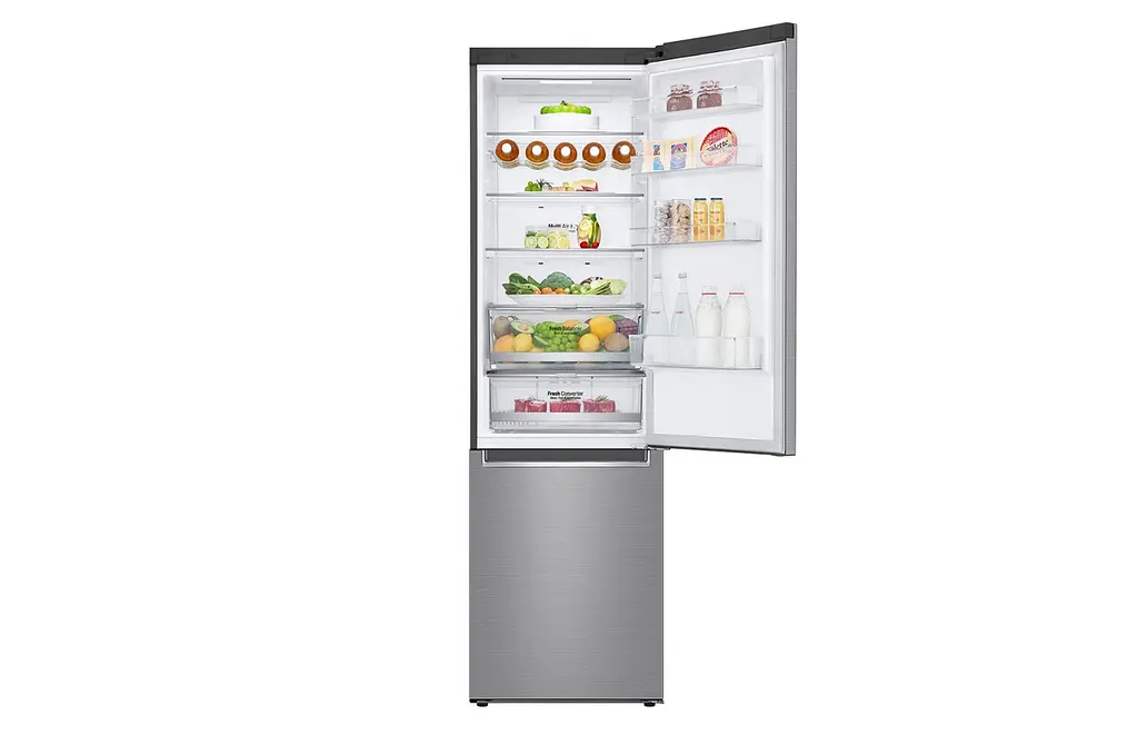 Холодильник LG GW-B509SMDZ 203х68х60см 2 дв холодильне відділення 277 л морозильне відділення 107 л A++ NF Сірий (GW-B509SMDZ) - фото 4
