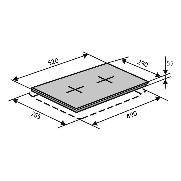 Варочная поверхность Ventolux HI 32 TC FBS FZ SL - фото 6