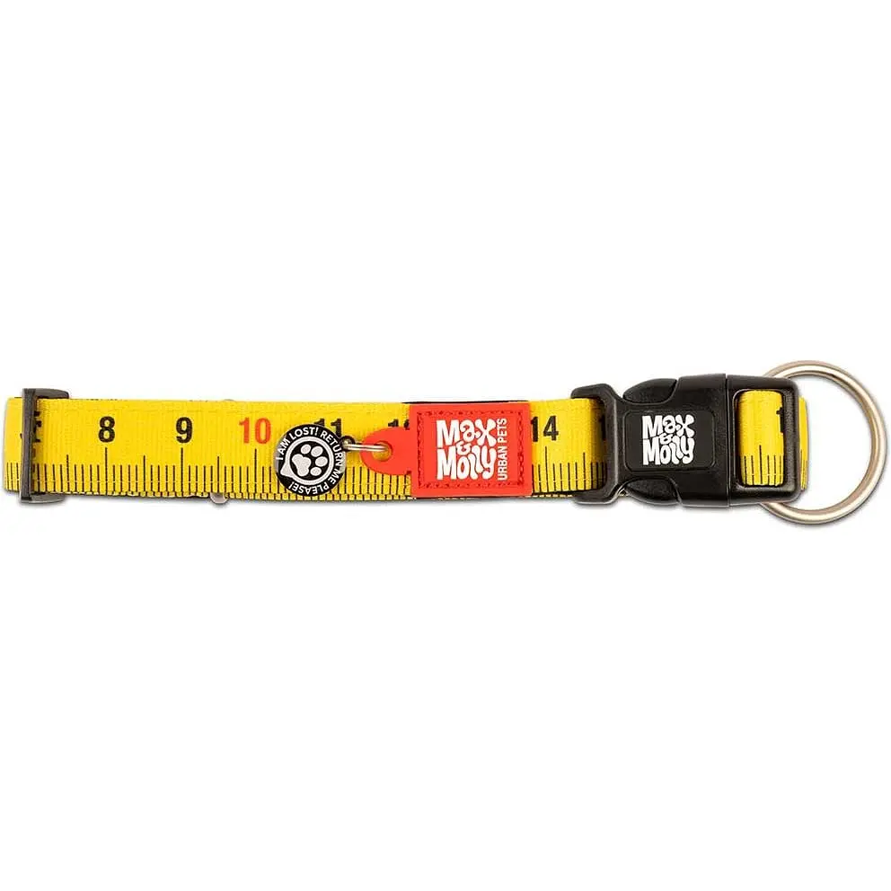 Нашийник для собак Max & Molly Smart ID Collar Ruler L 39-62x2.8 см - фото 4