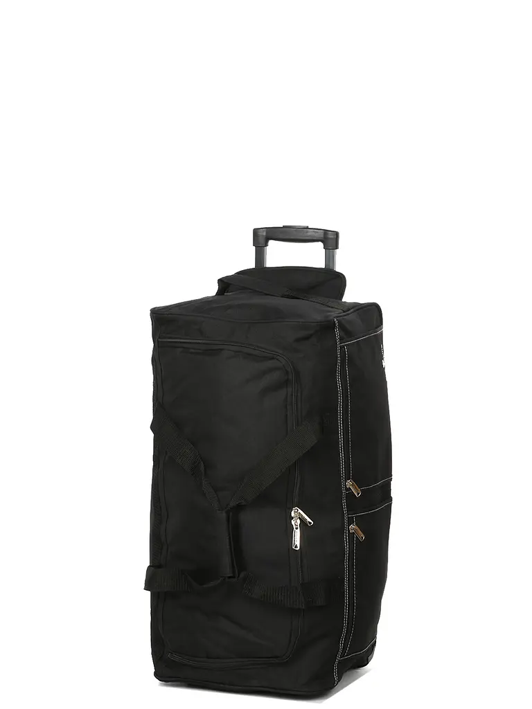 Сумка на колесах середня Worldline Airtex 850/60 поліестер M Чорний - фото 8