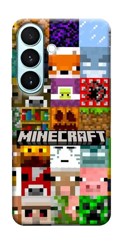 TPU чохол Demsky Minecraft collage для Samsung Galaxy S26