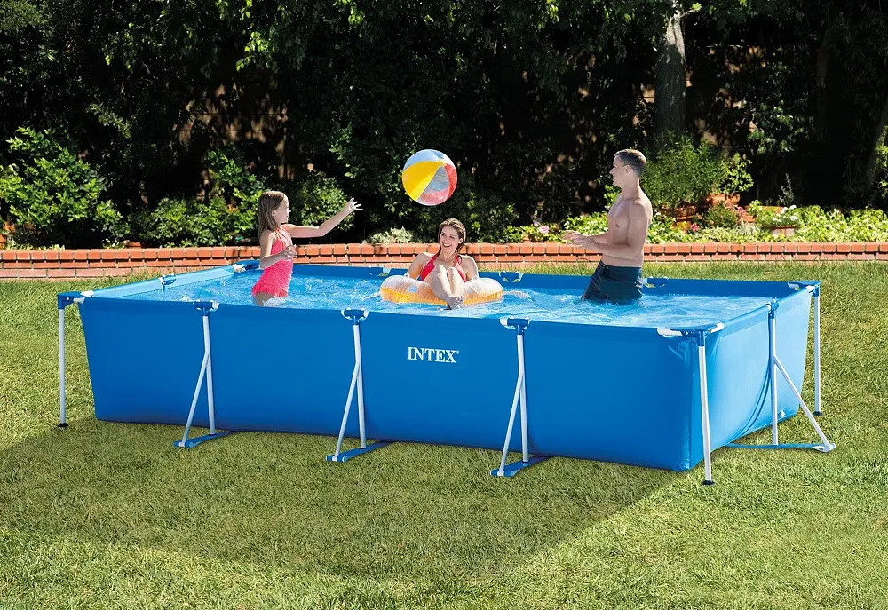 Басейн прямокутний каркасний з фільтрувальним насосом Intex 450 x 220 x 84 см - фото 3