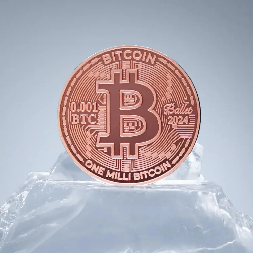 Криптогаманець Ballet Physical Bitcoin One Milli Bitcoin - фізичний біткоїн, баланс не поповнений (197644340835) - фото 6