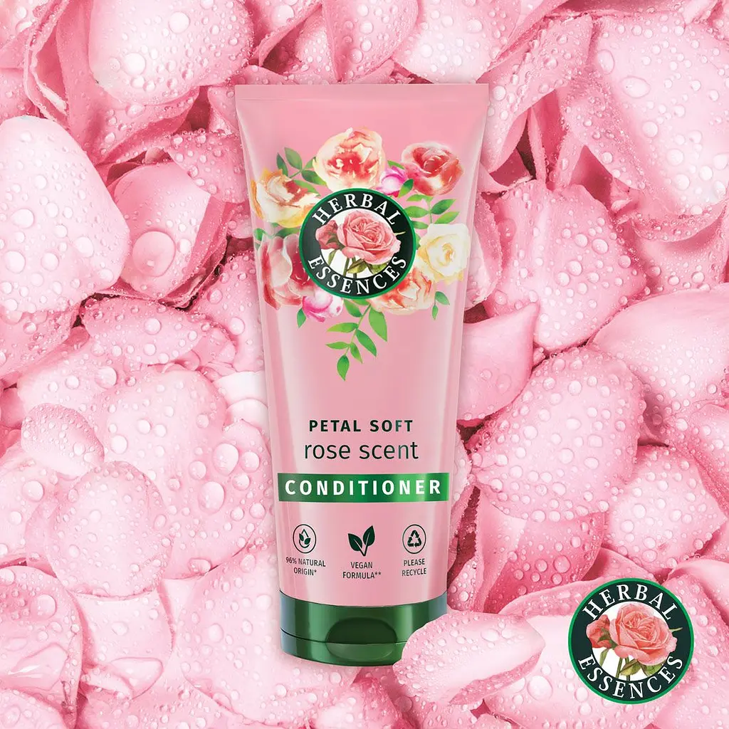 Подарочный набор Herbal Essences Аромат розы: Шампунь 350 мл + Бальзам-ополаскиватель 250 мл + Маска для волос 300 мл  - фото 6