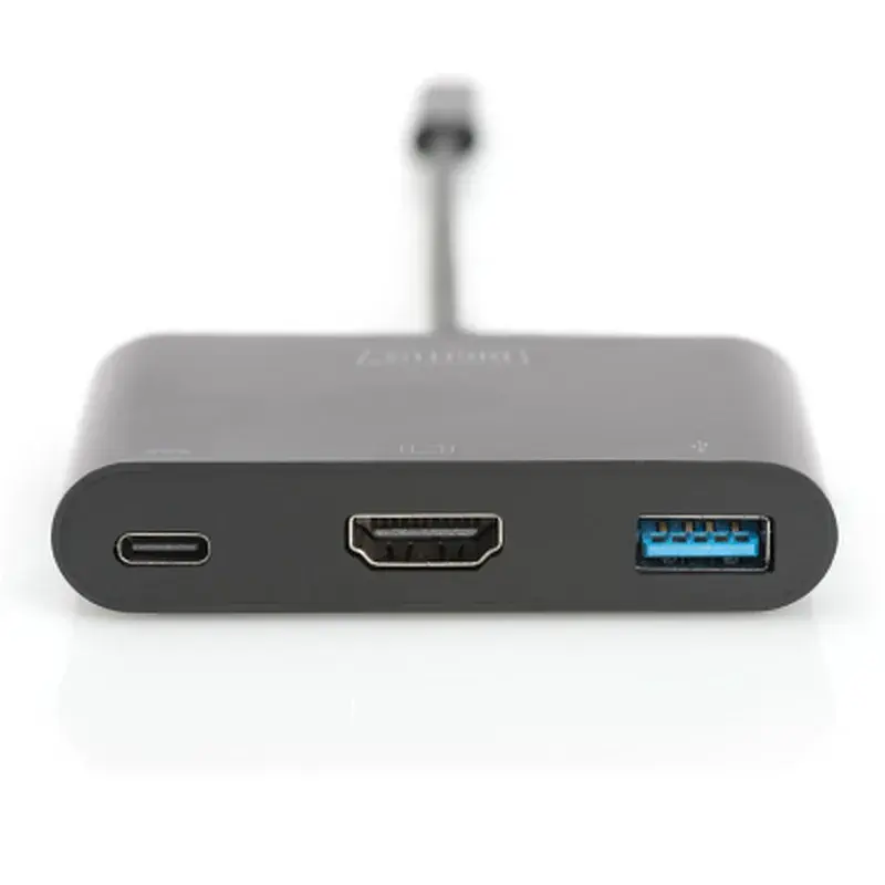 Перехідник USB-C to HDMA 2xUSB Digitus (DA-70855) - фото 2