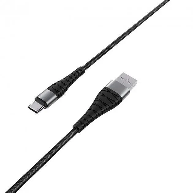 Кабель Borofone BX32 Munificent Type-C-USB 3A 1m Чорний