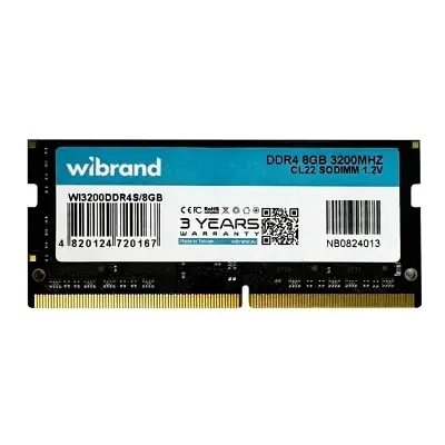 Модуль пам'яті для ноутбука SoDIMM DDR4 8GB 3200 MHz Wibrand (WI3200DDR4S/8GB) - фото 2